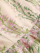 1950s Embroidered Mesh Lace-Up Sweetheart Neck Dress — the kind of 1950s dress that makes strangers smile