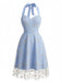 1950s Halter Vintage Classic Dress 8