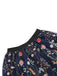 1950s Floral Embroidered Mesh Skirt: timeless style reimagined