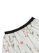 1950s Floral Embroidered Mesh Skirt: timeless style reimagined