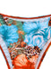 1950s Floral Leopard Halter Bikini Set & Cover-Up - vintage fashion, retro style