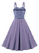 1950s Floral Patchwork Strap Swing Dress — vintage elegance for the modern woman