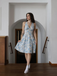 1950s Floral V-Neck Dress - vintage dress, retro fashion, rockabilly