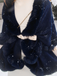 1950s Fur Collar Double Layer Cape Shawl - vintage fashion, retro style