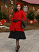 1950s Fur Collar Waisted Winter Coat: 1950s tailoring for the woman who leads