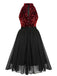 1950s Glitter Patchwork Dress — vintage elegance for the modern woman