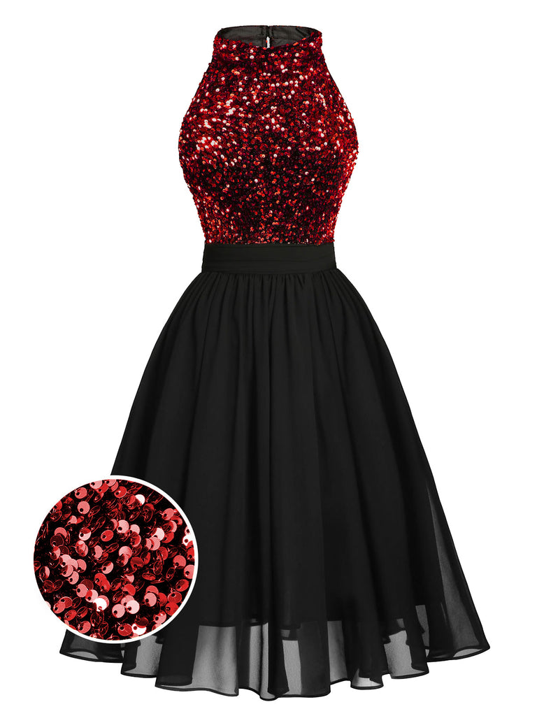 1950s Glitter Patchwork Dress: timeless style reimagined