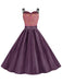 This 1950s Halloween Double Straps Patchwork Dress wraps her in 1950s elegance, one twirl at a time