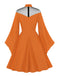 1950s Halloween Flare Sleeve Swing Dress — vintage elegance for the modern woman