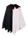 & 1950s Halloween Horror Clown Cosplay Cloak - vintage fashion, retro style