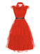 1950s Halloween Lace Belt Dress: where 1950s romance meets her modern spirit