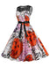 1950s Halloween Lace Patchwork Sleeveless Dress, vintage dress, retro fashion, rockabilly, pin-up fashion - perfect for women who love vintage and retro fashion