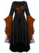 1950s Halloween Lace Patchwork Witch Dress — vintage elegance for the modern woman