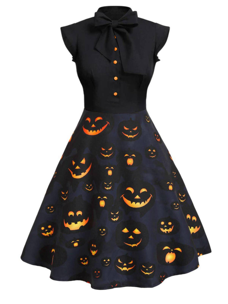 1950s Halloween Patchwork Dress: where 1950s romance meets her modern spirit