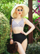 1950s Halter Plaids Lace-Up High Waisted Swimsuit, vintage swimsuit, pin-up swimwear - perfect for women who love vintage and retro fashion