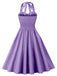 1950s Halter Pockets Backless Swing Dress — the kind of 1950s dress that makes strangers smile