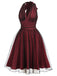 1950s Halter Polka Dots Mesh Dress — vintage elegance for the modern woman