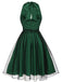 1950s Halter Polka Dots Mesh Dress — vintage elegance for the modern woman