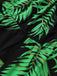 1950s Halter Tropical Palm-Leaf Romper - vintage jumpsuit, retro fashion