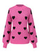 1950s Heart Dots Knitted Solid | 1950s | vintage fashion, retro style