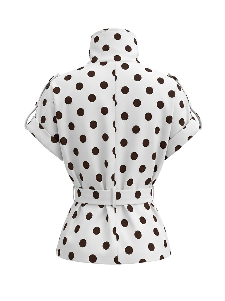 1950s Polka Dot Vintage Classic Jacket 7