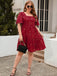 She slips into this 1950s Hot Stamping Stars Square Neck Dress and suddenly it's a 1950s daydream