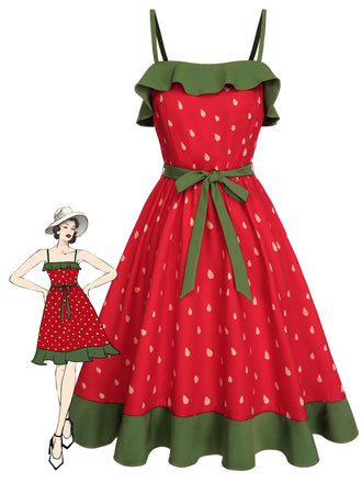 1950s Ice Ruffle Belt Dress: beautiful vintage dress, retro fashion, elegant style with timeless appeal