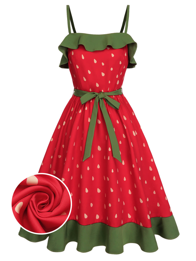 1950s Ice Ruffle Belt Dress | vintage dress, retro fashion, elegant style - perfect for retro fashion enthusiasts