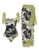 1950s Ink Floral Halter One-Piece Swimsuit: timeless style reimagined