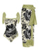 1950s Ink Floral Halter One-Piece Swimsuit: 1950s Riviera elegance, reimagined for her
