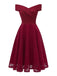 1950s Lace Floral Swing Dress: timeless style reimagined