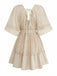 1950s Lace Patchwork Dress 10