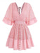 1950s Lace Patchwork Dress