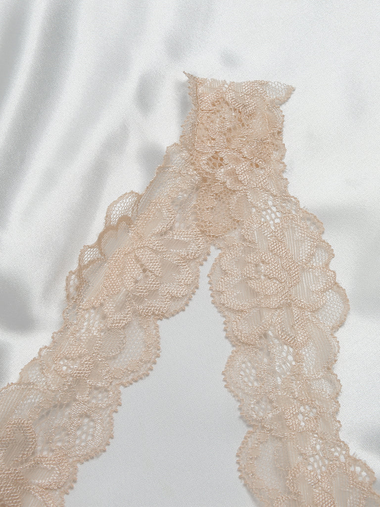1950s Lace Patchwork Suspender Sleepwear | 1950s | vintage nightgown, retro sleepwear