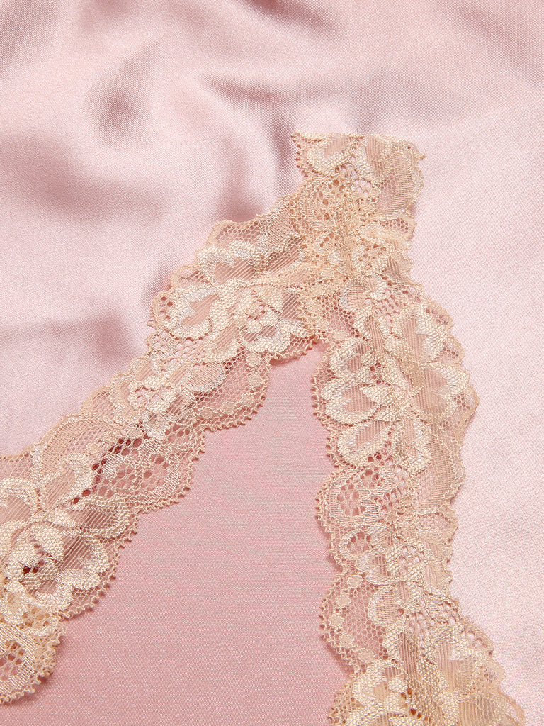 1950s Lace Patchwork Suspender Sleepwear | 1950s | vintage nightgown, retro sleepwear