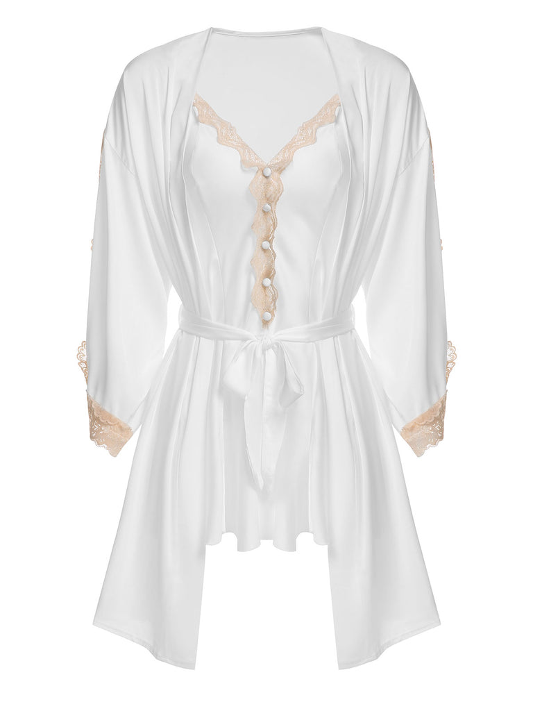 1950s Lace Spaghetti Strap Sleepwear: timeless style reimagined