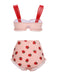 1950s Lace Strawberry Cami Tankini Set - vintage fashion, retro style