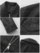 1950s Lapel Leather Long Sleeve Jacket - vintage fashion, retro style