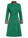 1950s Leopard Patchwork Button Coat | 1950s | vintage outerwear, retro jacket