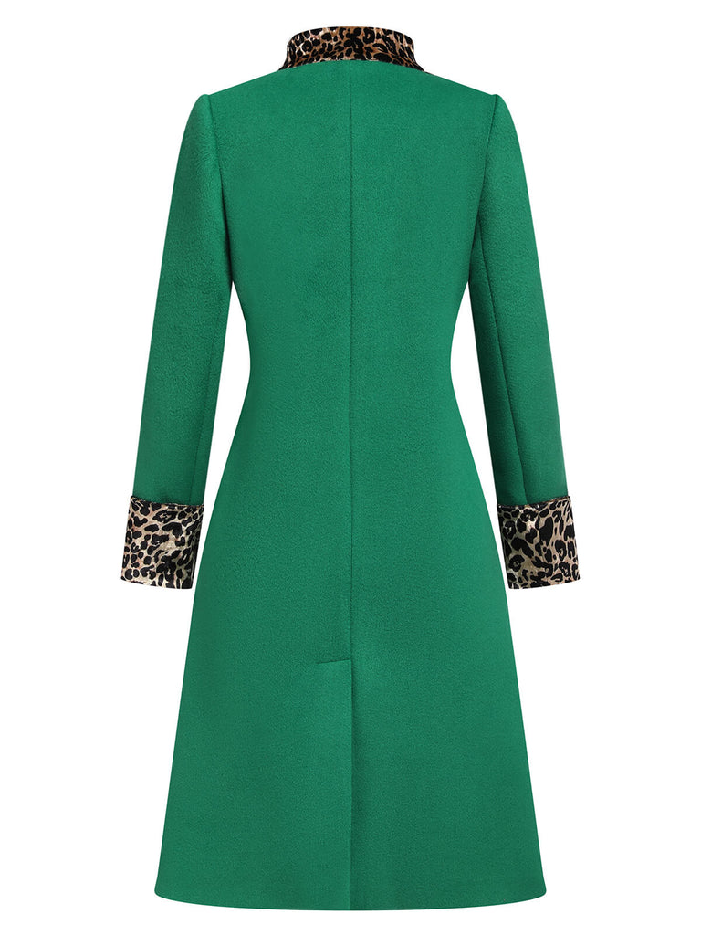 1950s Leopard Patchwork Button Coat: 1950s tailoring for the woman who leads