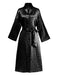 1950s Leopard Print Lace-Up Robe - vintage fashion, retro style