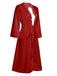 1950s Long Ice Silk Backless Nightgown: timeless style reimagined
