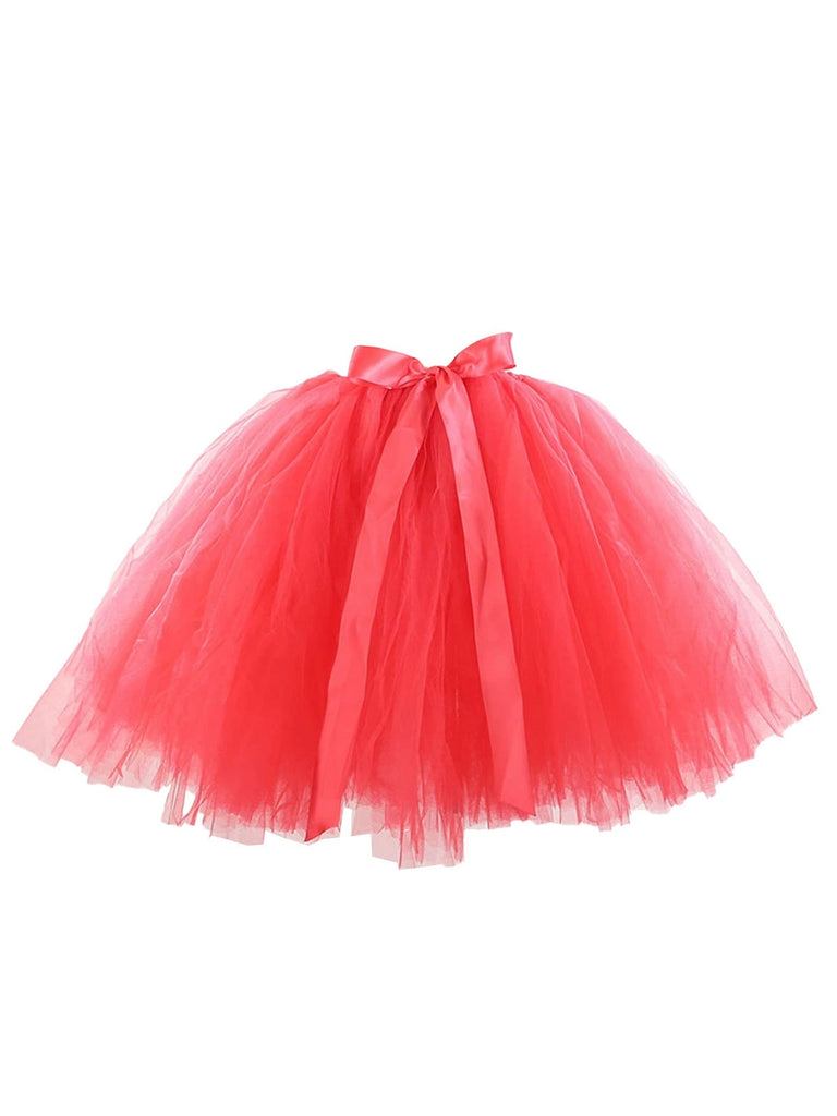 1950s Mesh Bow Tie Underskirt Petticoat - vintage skirt, retro style