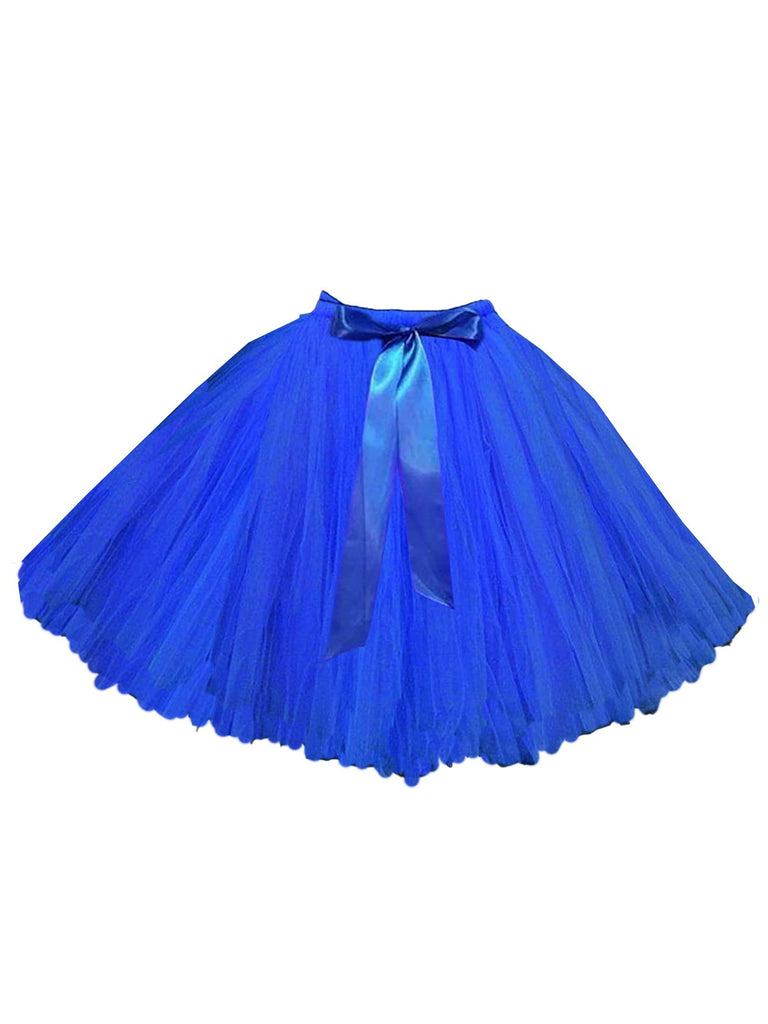 1950s Mesh Bow Tie Underskirt Petticoat - vintage skirt, retro style