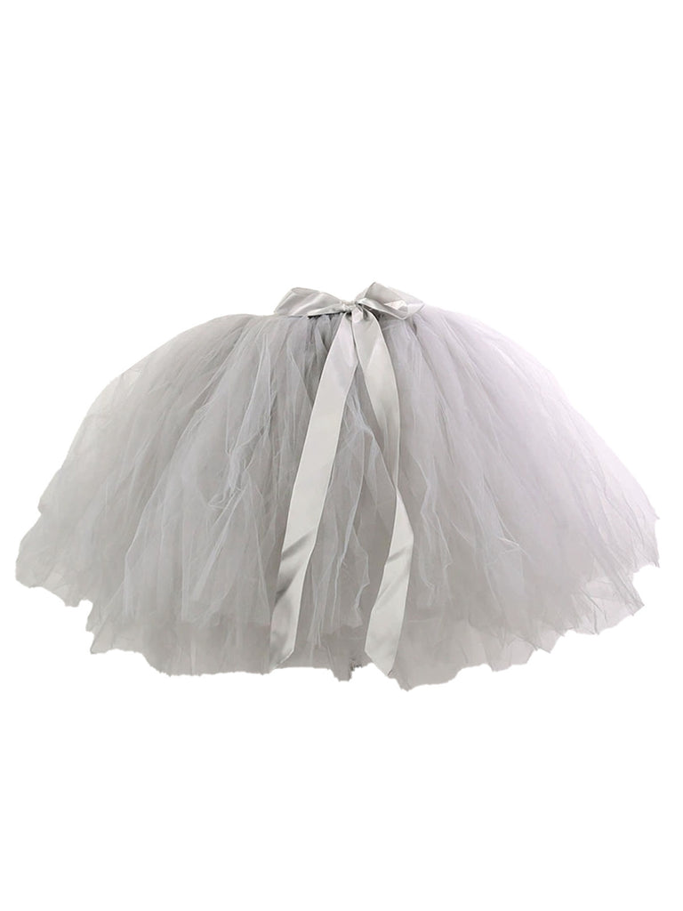 1950s Mesh Bow Tie Underskirt Petticoat - vintage skirt, retro style