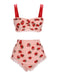 1950s Mesh Butterfly Tankini Set - vintage fashion, retro style
