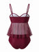 1950s-Mesh-High-Waist-Bow-Tie-Tankini-Set, vintage, retro, swimwear