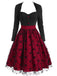 1950s Mesh Patchwork Vintage Dress: timeless style reimagined