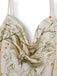 2PCS 1950s Floral Straps Satin Nightgown & Matching Robe - vintage nightgown, retro sleepwear
