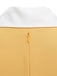 She slips into this 1950s Notched Collar Colorblock Swing Dress and suddenly it's a 1950s daydream